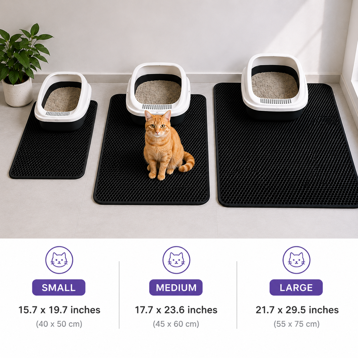 Kitty Litter Mat - Stop Vacuuming 3x Daily!