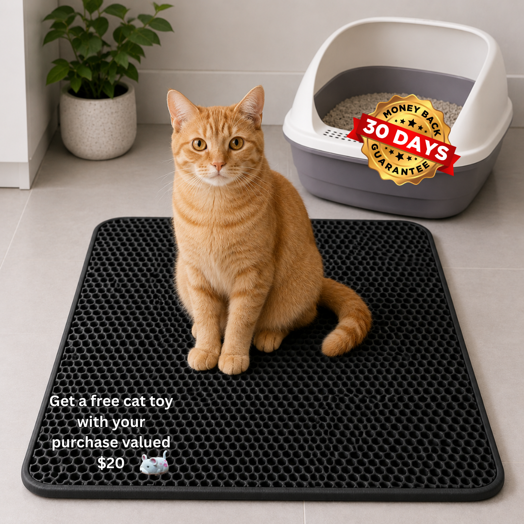 Kitty Litter Mat - Stop Vacuuming 3x Daily!