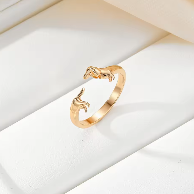 Adjustable Dachshund Ring